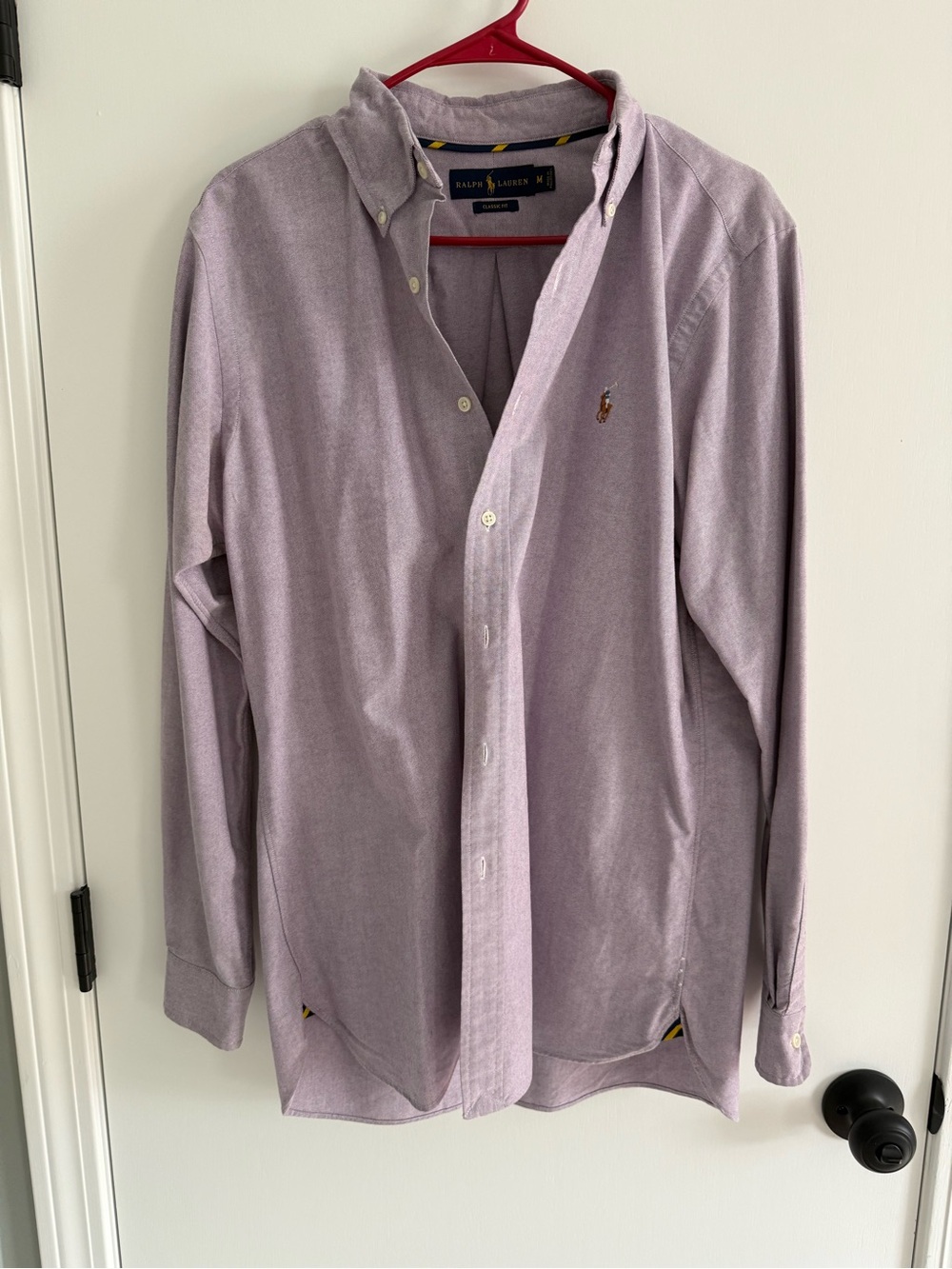 Ralph Lauren Light Lavender Classic Button-Down Shirt - Men's